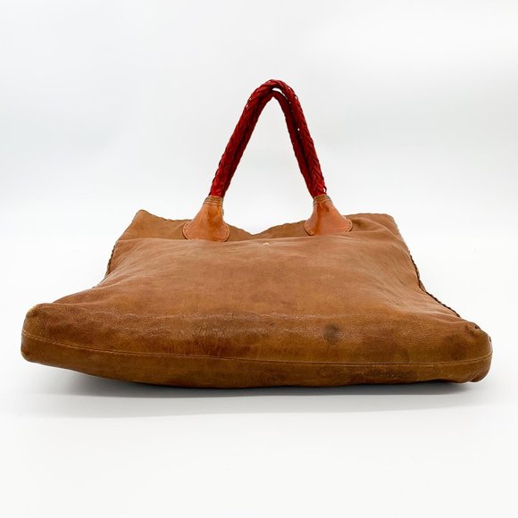 HENRY BEGUELIN Vintage Woven Handle Shopper Tote - Picture 11 of 12